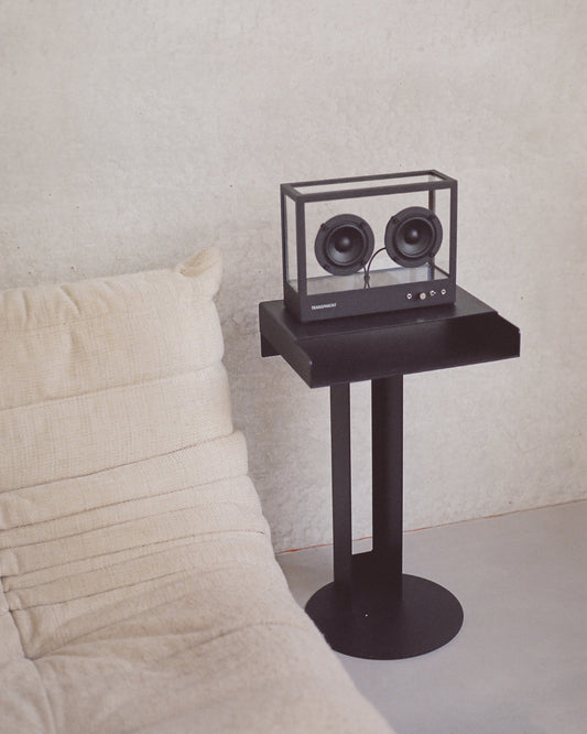 Small Transparent Speaker in Black