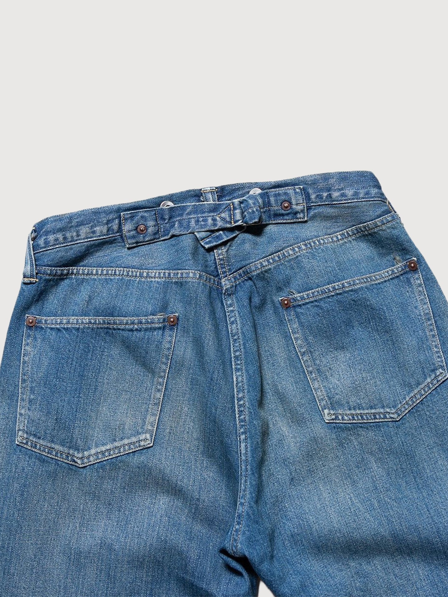 No.2 Washed Denim Pants