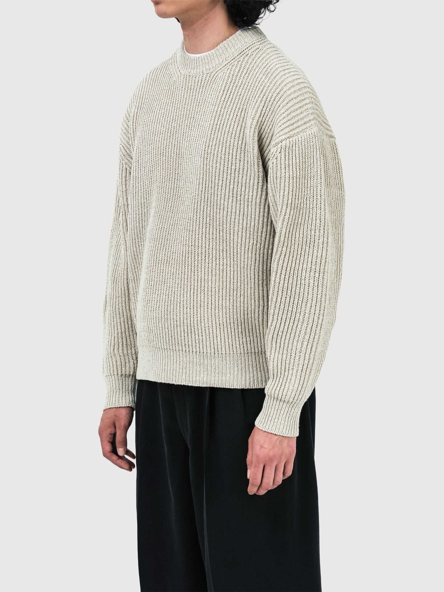 Silk Linen Lilian Crew Neck Sweater