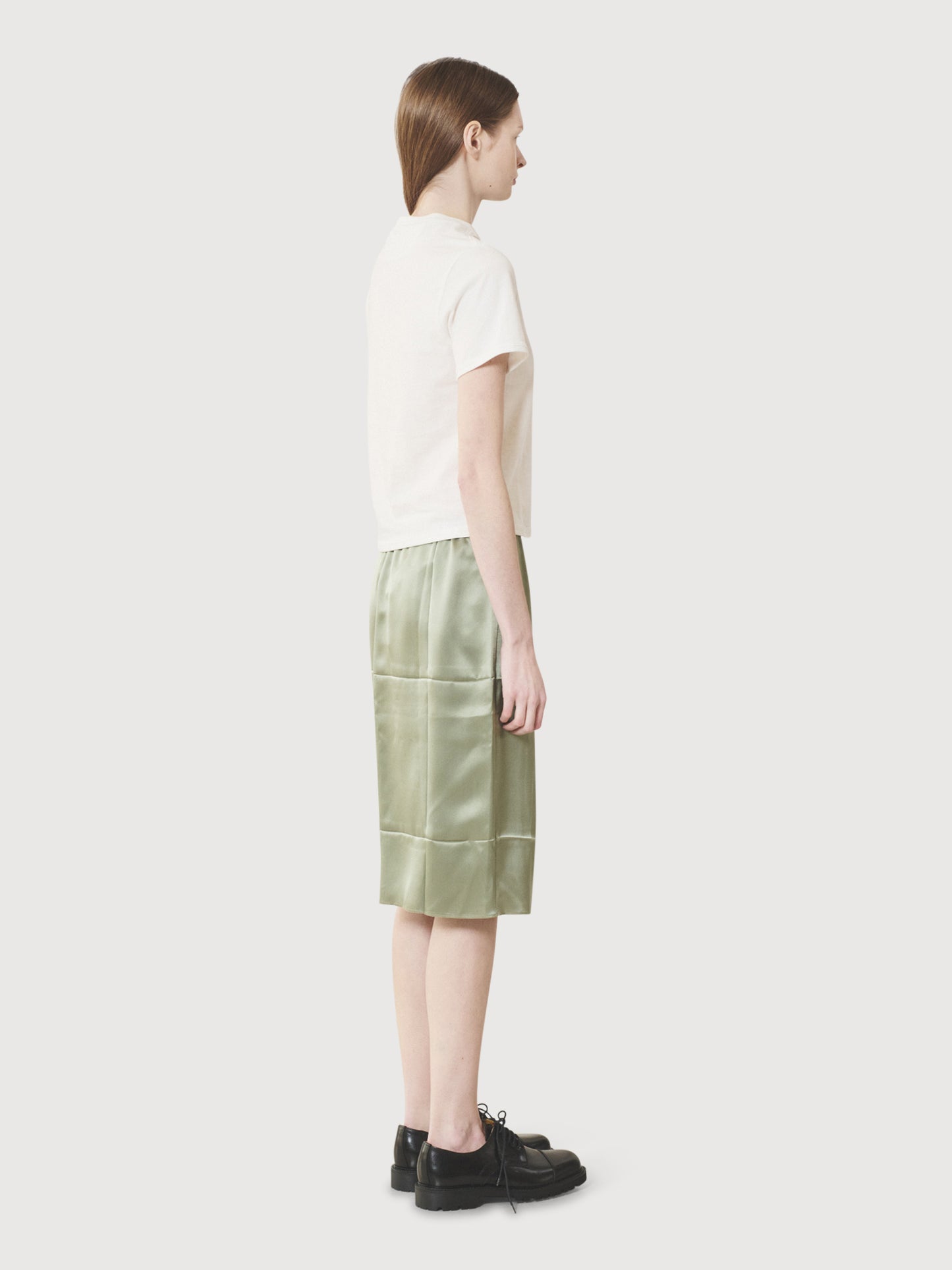 Creased Slip Skirt