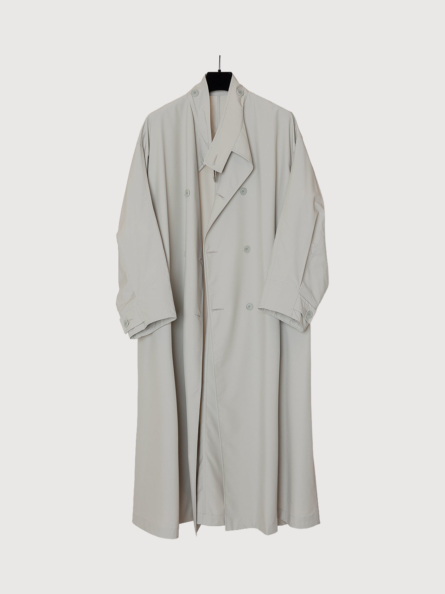 No.65 Rainsystem Beige Summer Wool Oversized Coat