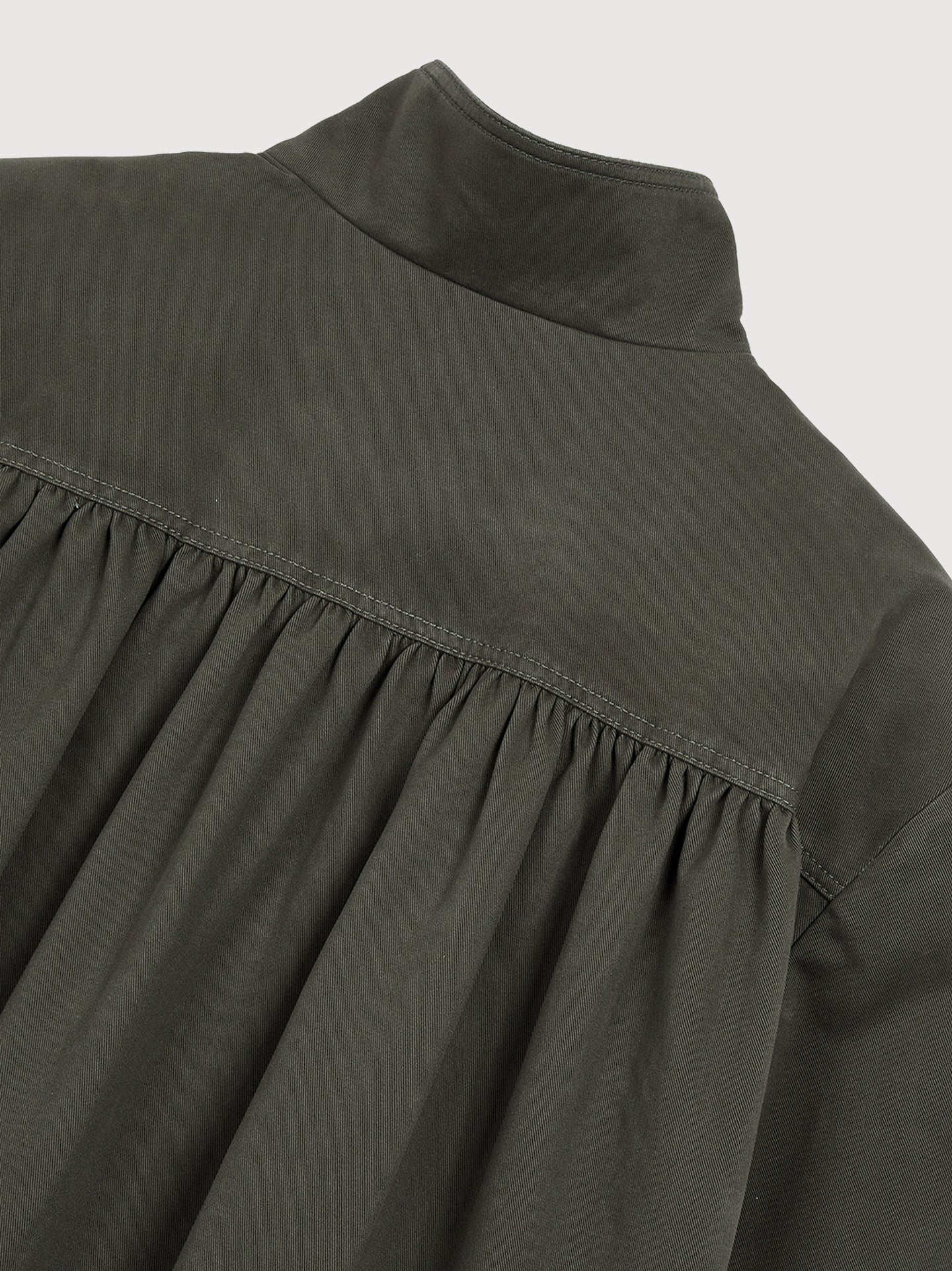 Over Shirred Top Coat