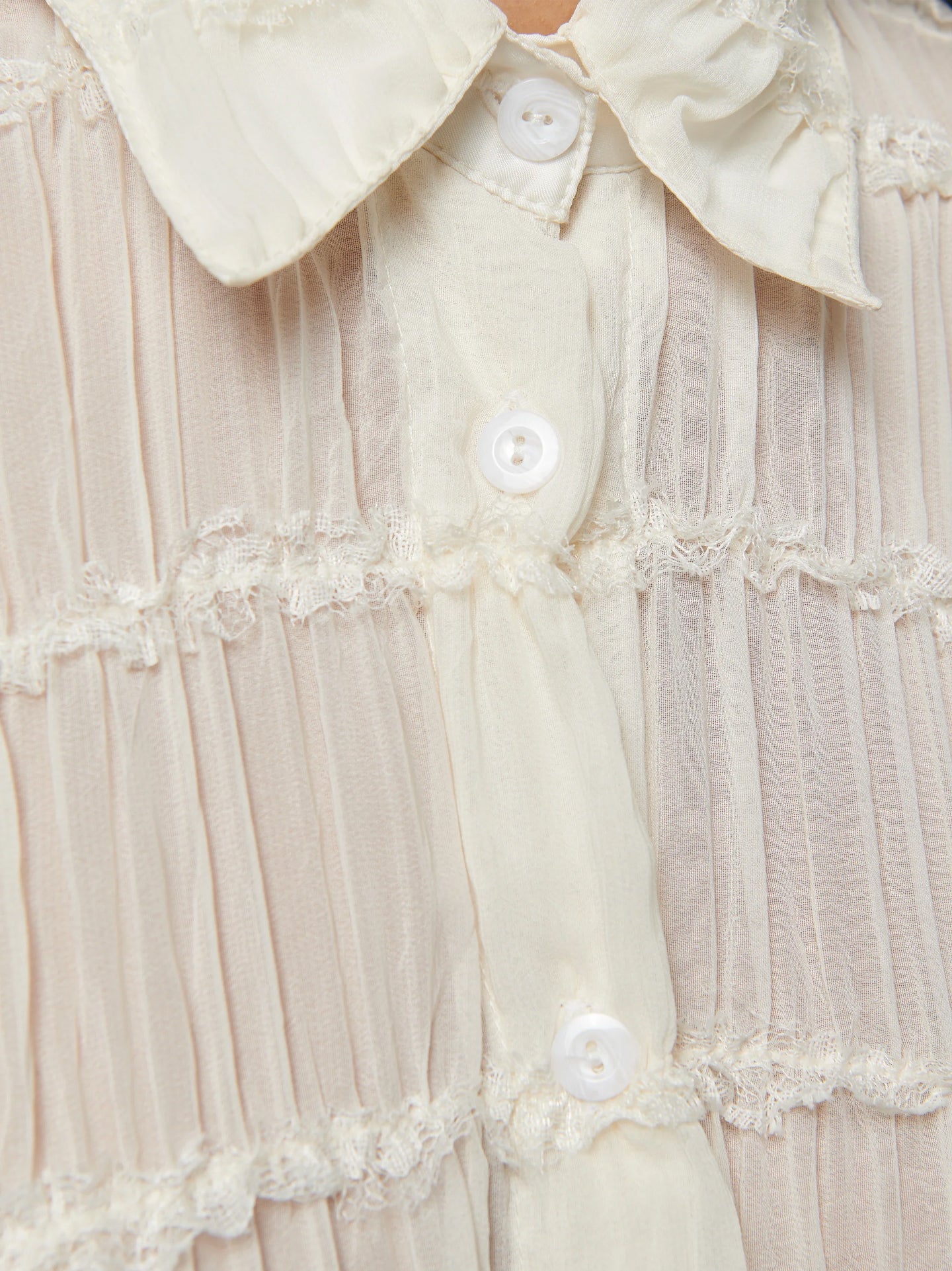 L/S Cropped Casual Shirt