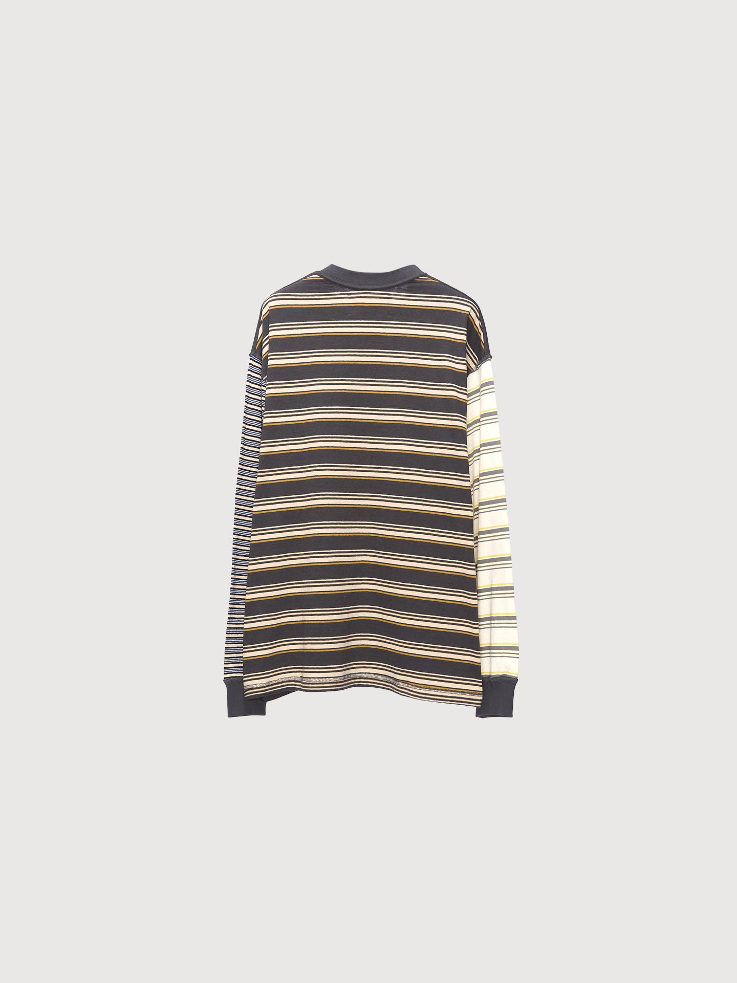 Oversized Crew Neck Pullover, Tic-Tac Jersey Stripe