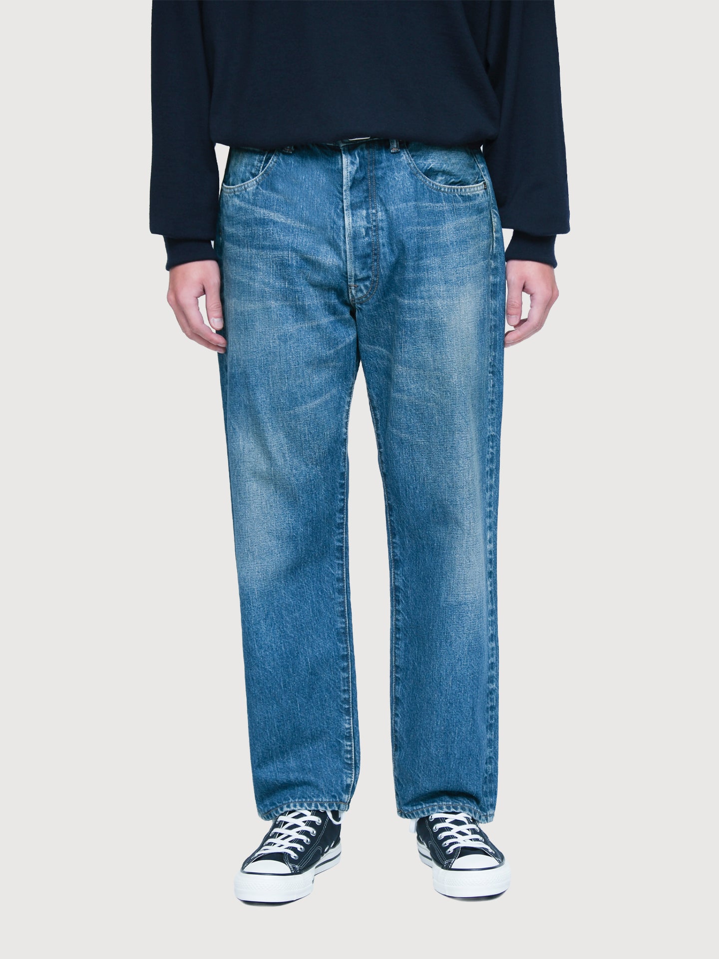 No.2 Washed Denim Pants
