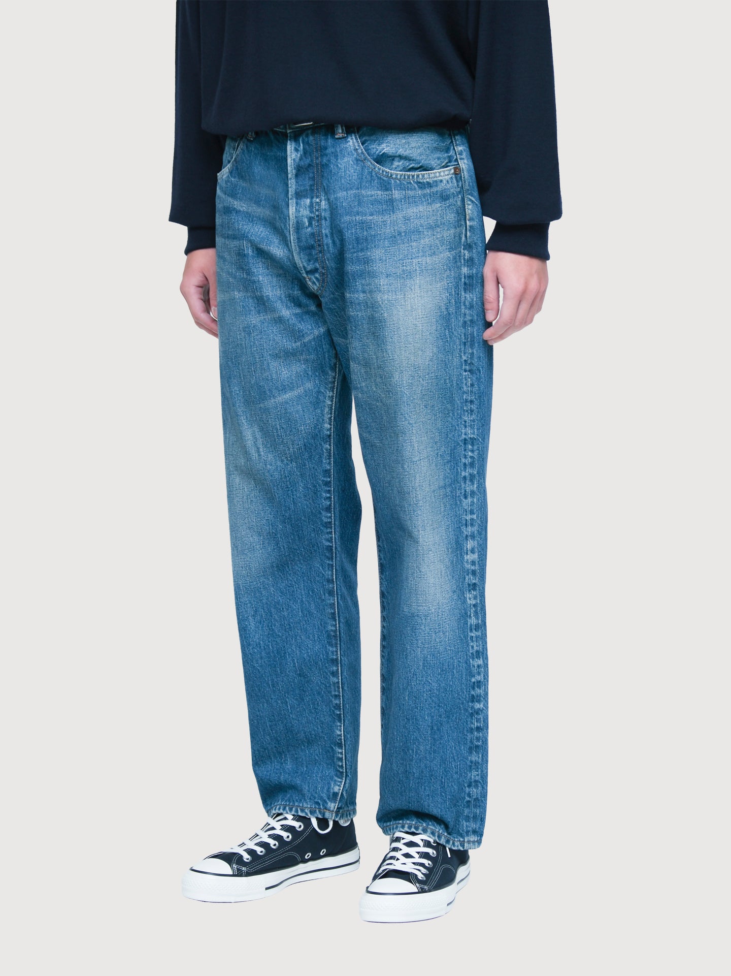 No.2 Washed Denim Pants
