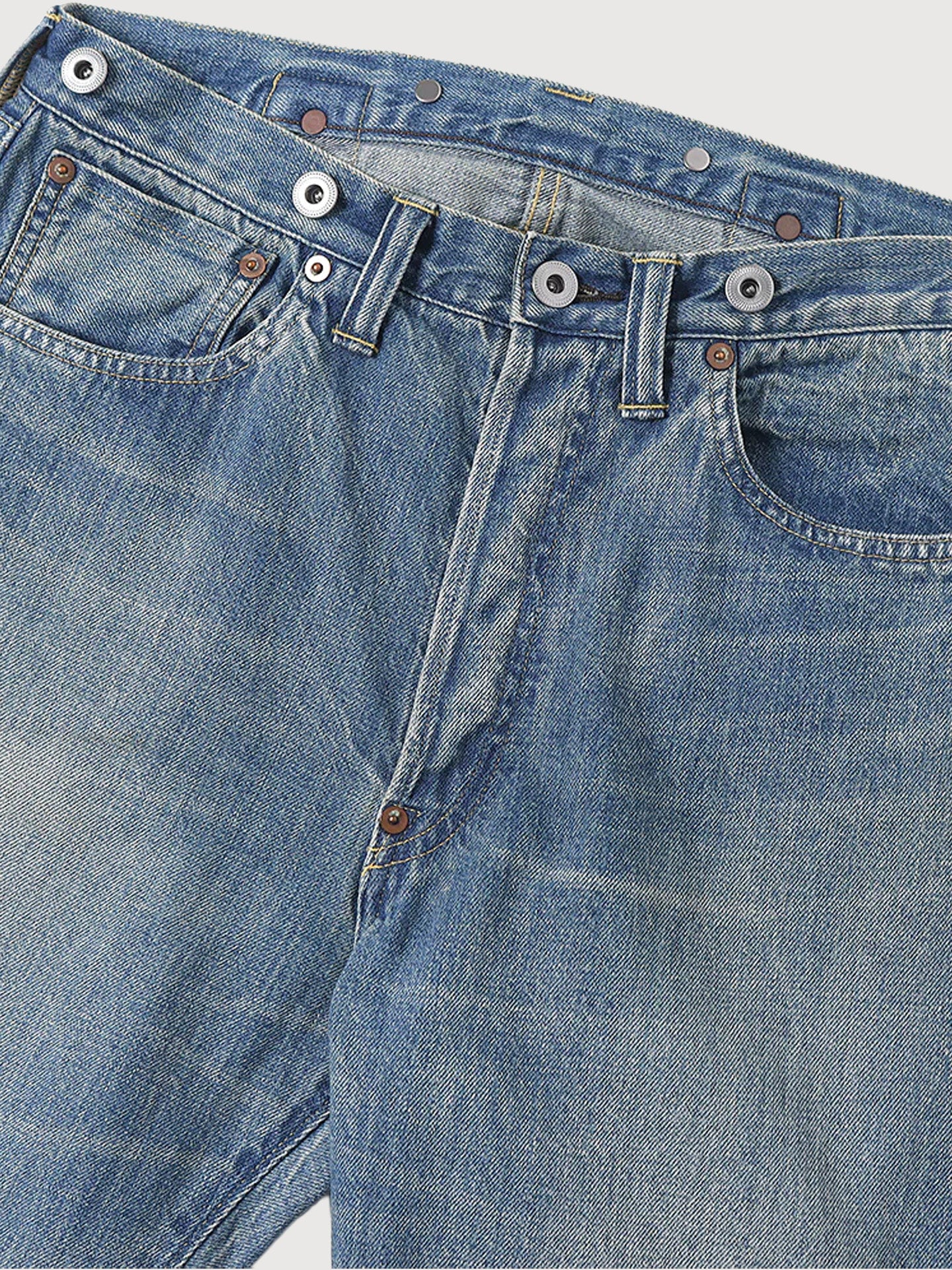 No.2 Washed Denim Pants