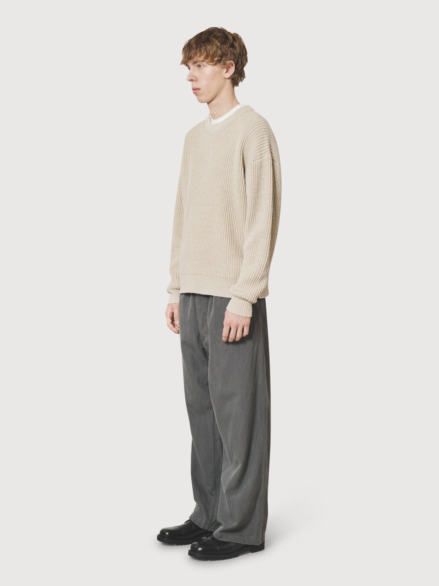 Silk Linen Lilian Crew Neck Sweater