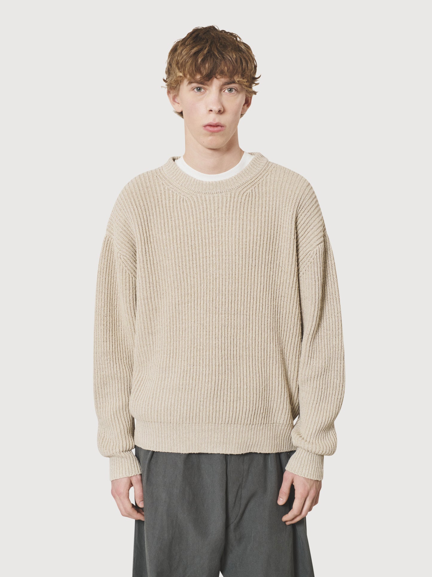 Silk Linen Lilian Crew Neck Sweater
