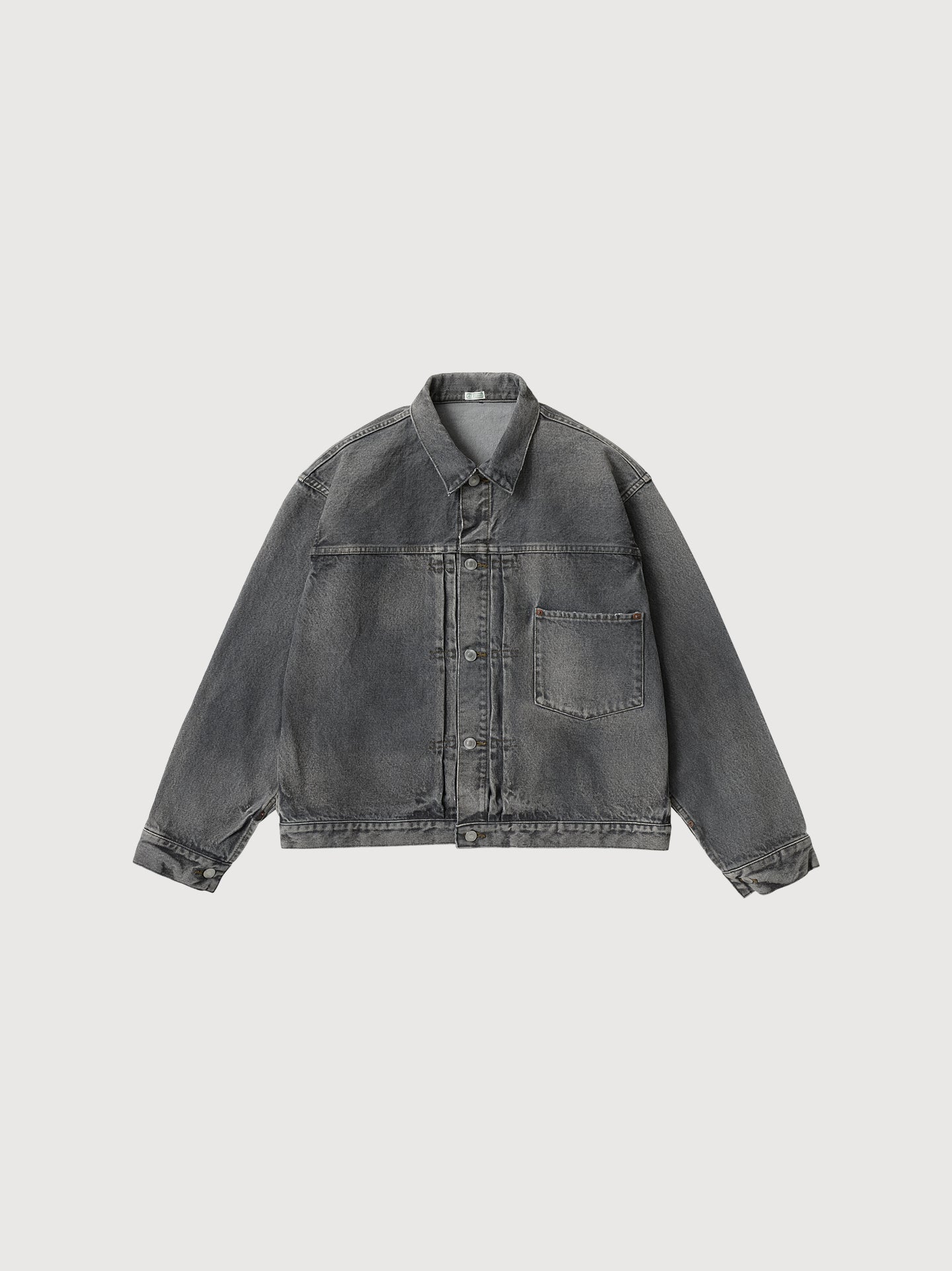 Vintage Gray Denim Jacket