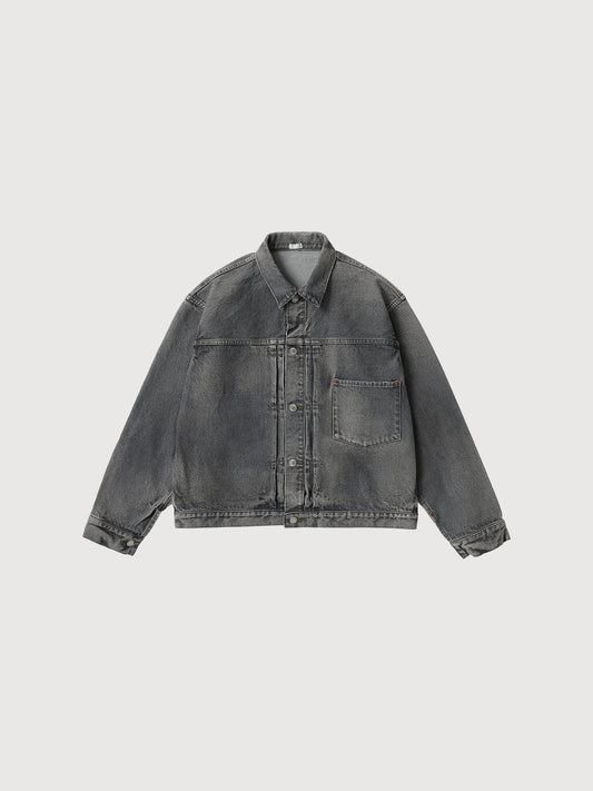Vintage Gray Denim Jacket
