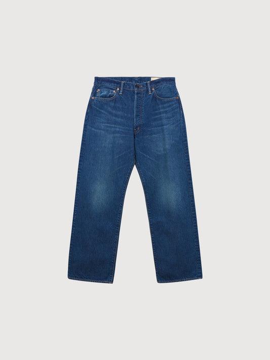 Denim Straight Trousers (VINTAGE WASH)