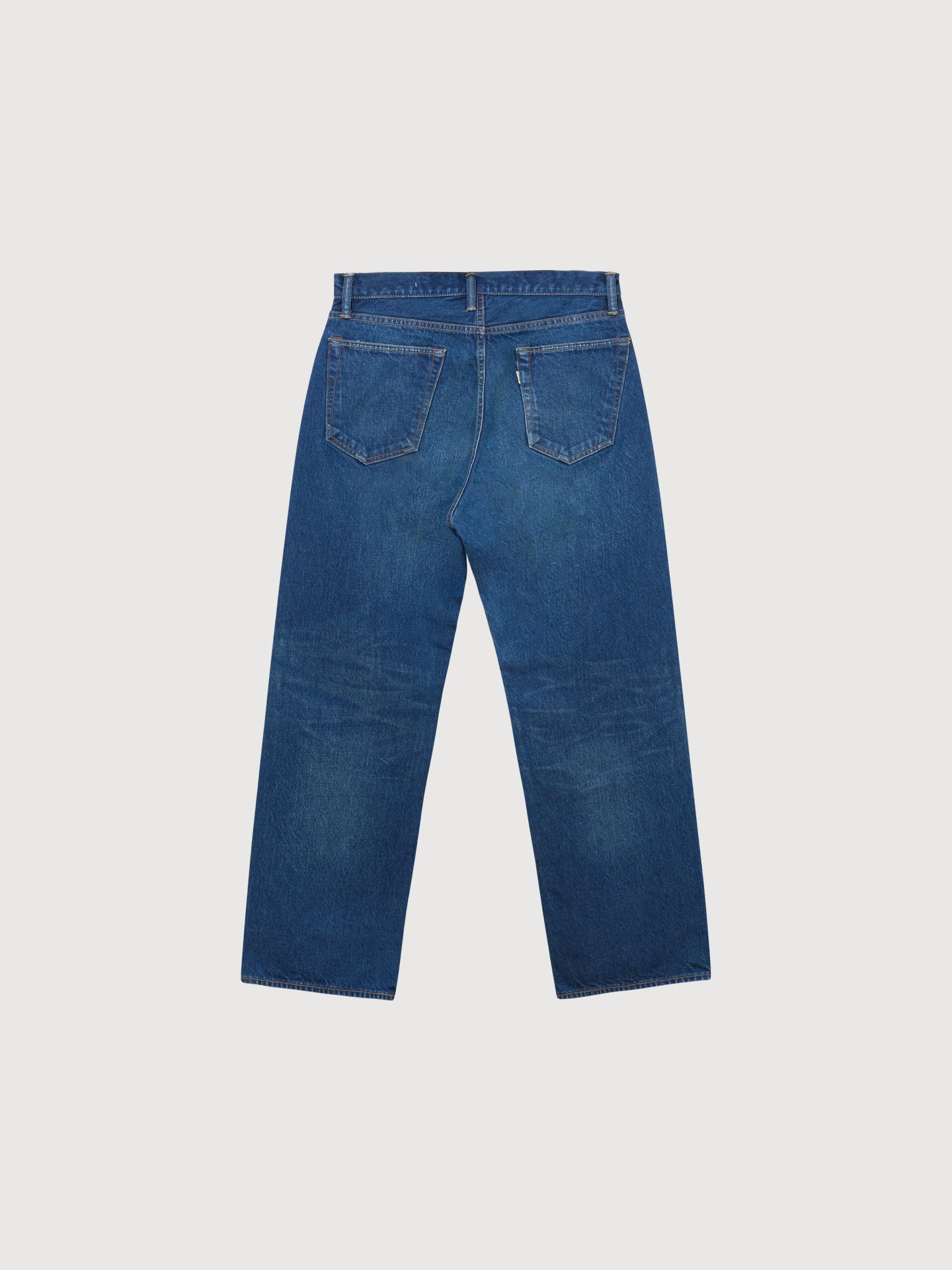 Denim Straight Trousers (VINTAGE WASH)