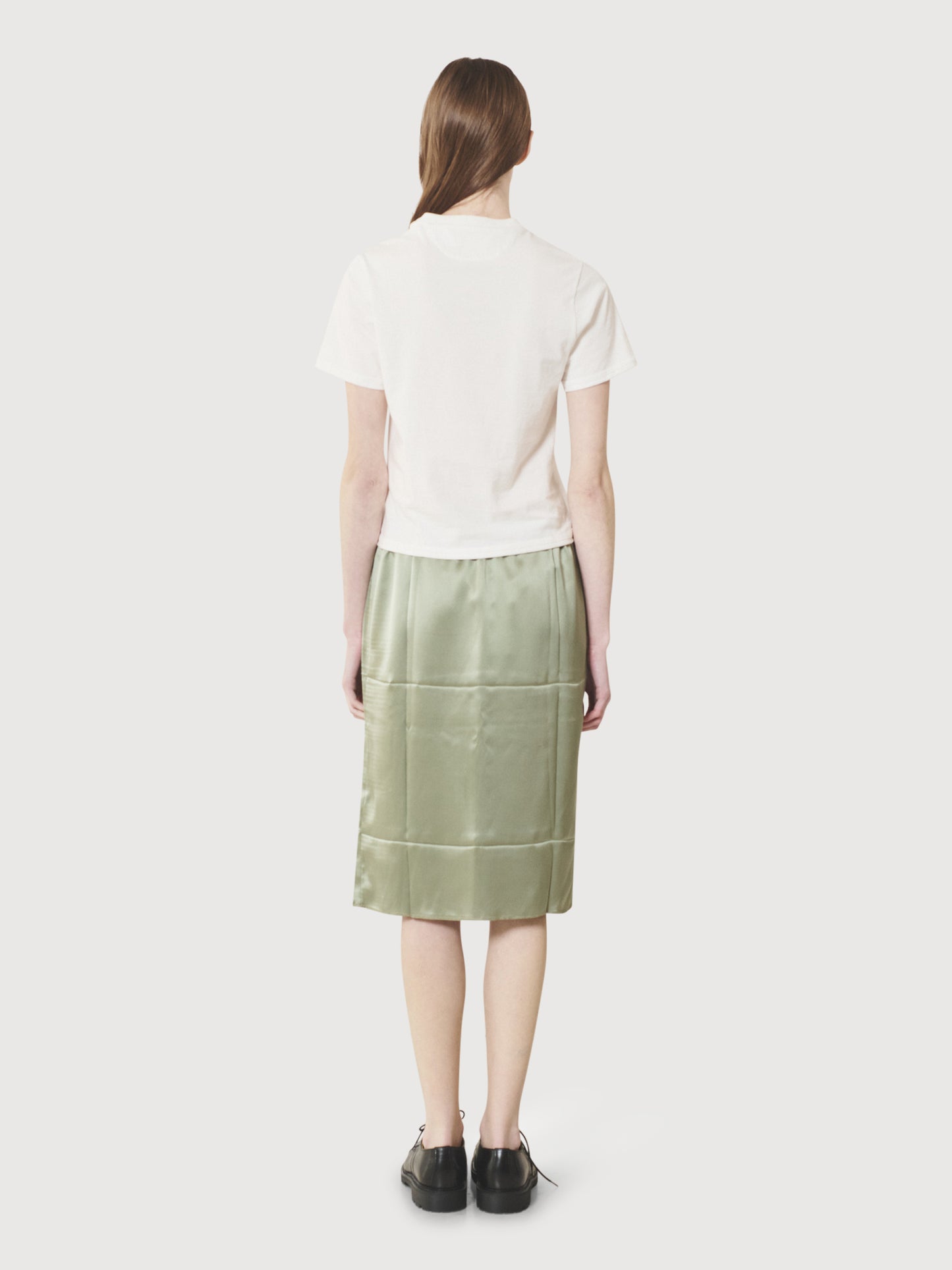 Creased Slip Skirt