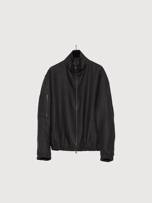 No.311 Linen Pocket Zipper Jacket