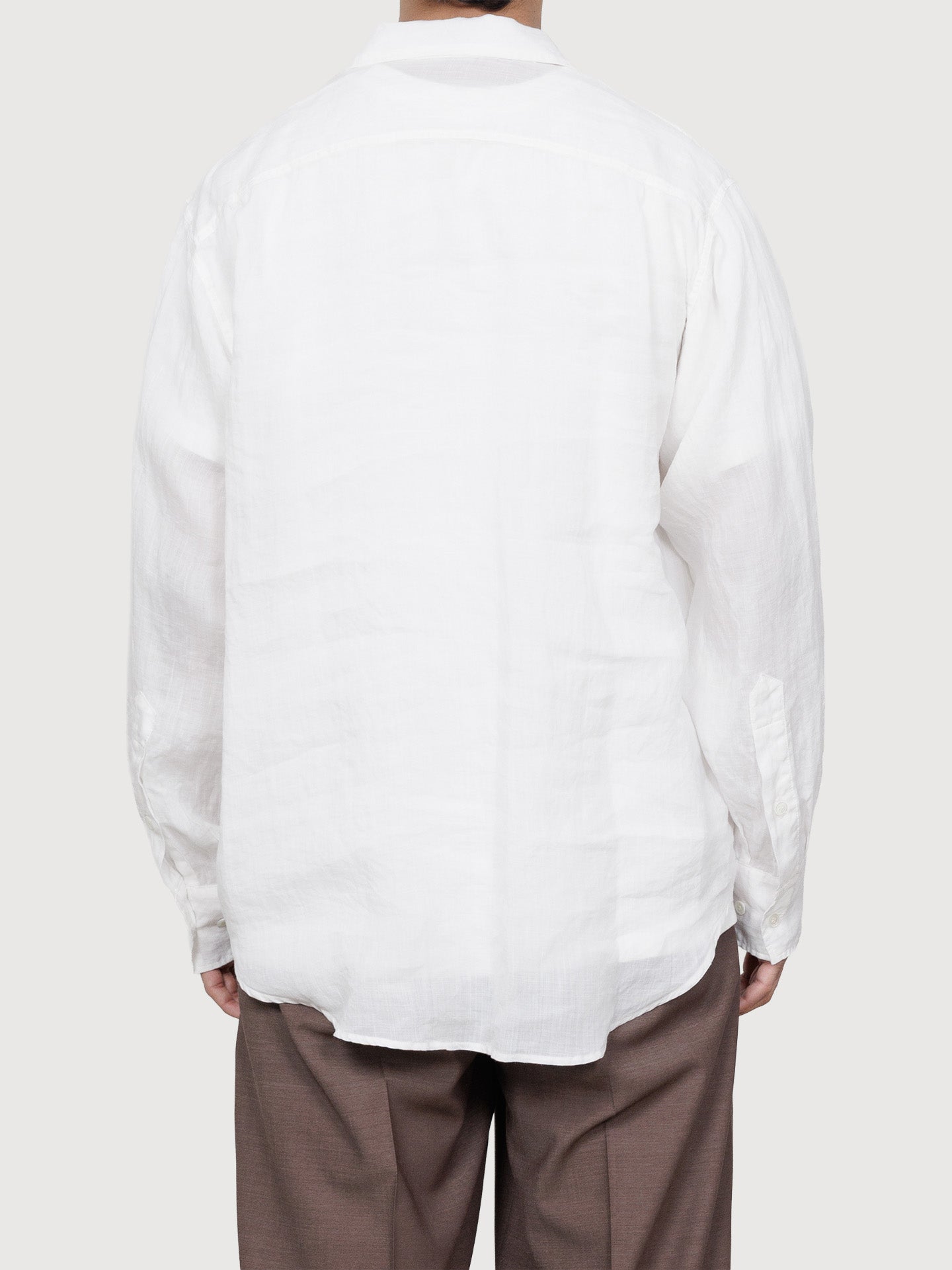 Open Collar L/S Shirt
