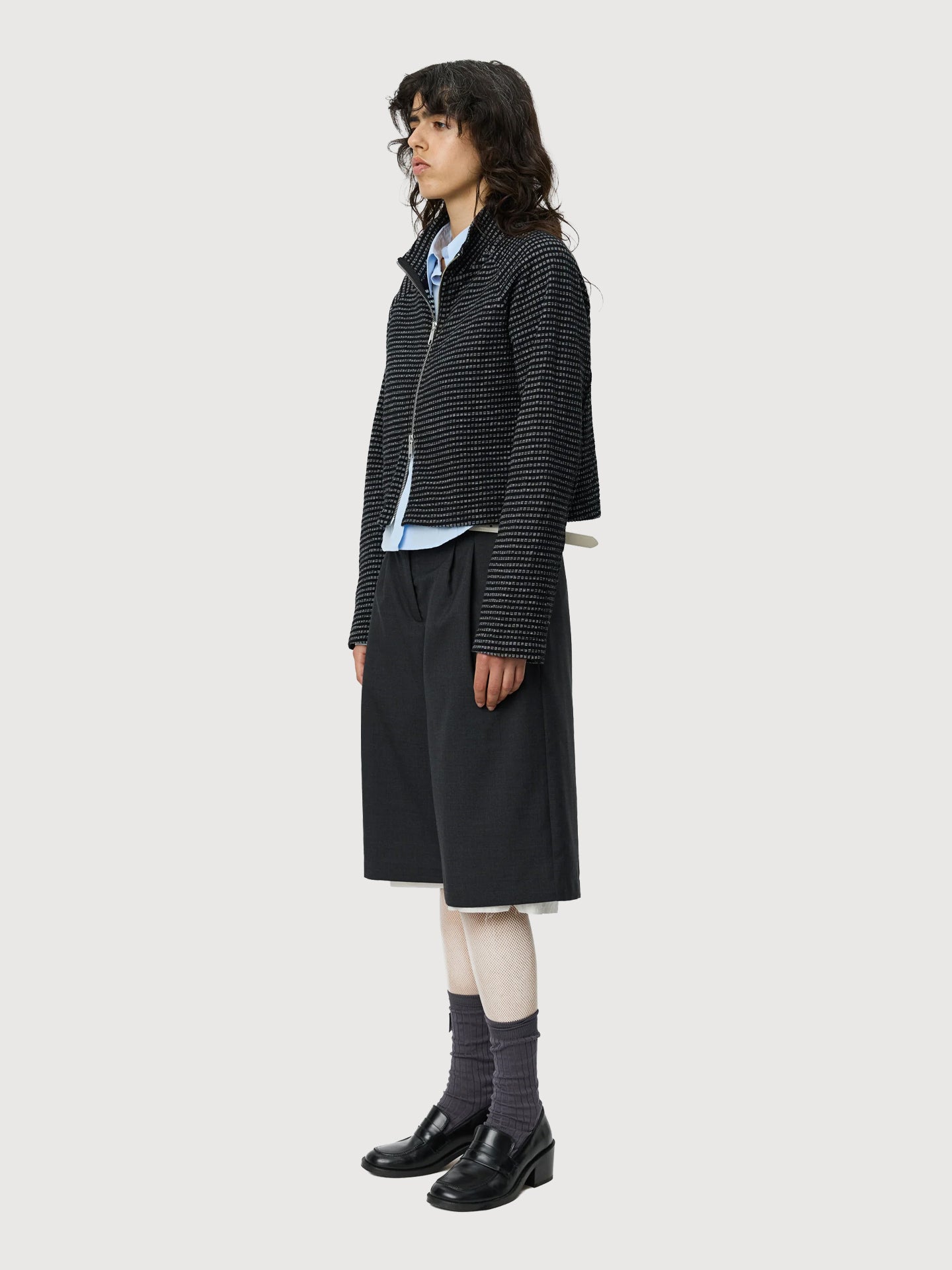 Cropped Leisure Zip Up