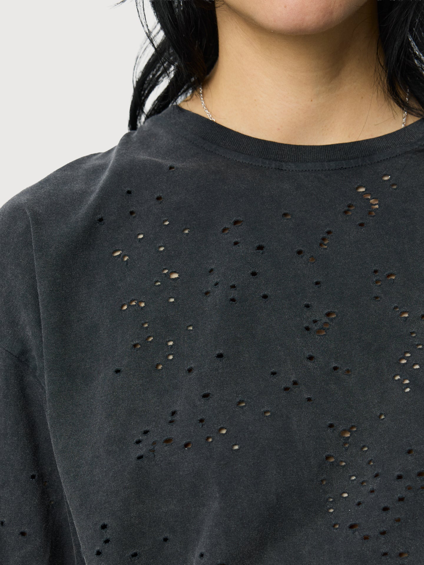 Cropped Relaxed LS Tee