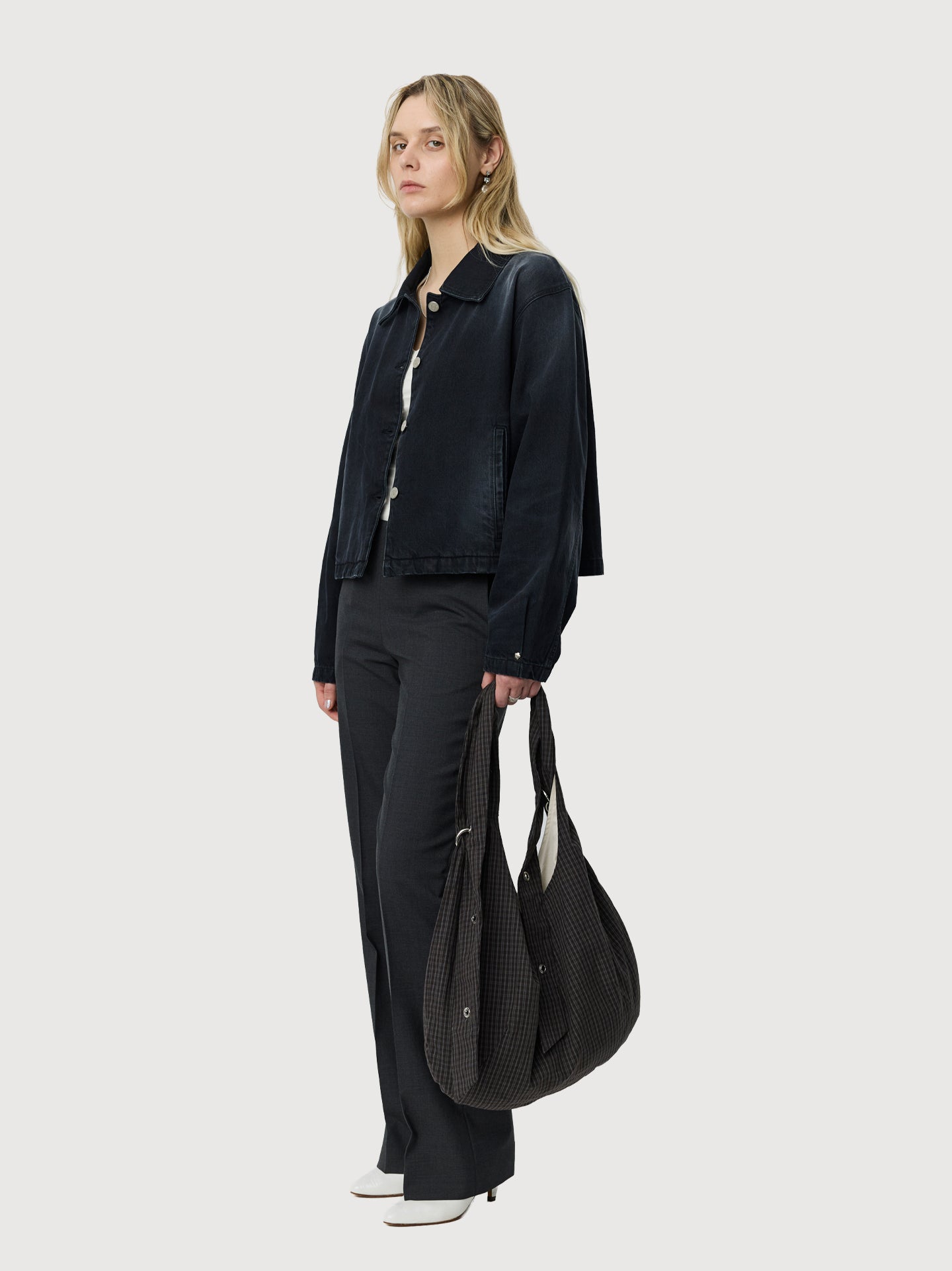 Eyelet Shoulder Bag