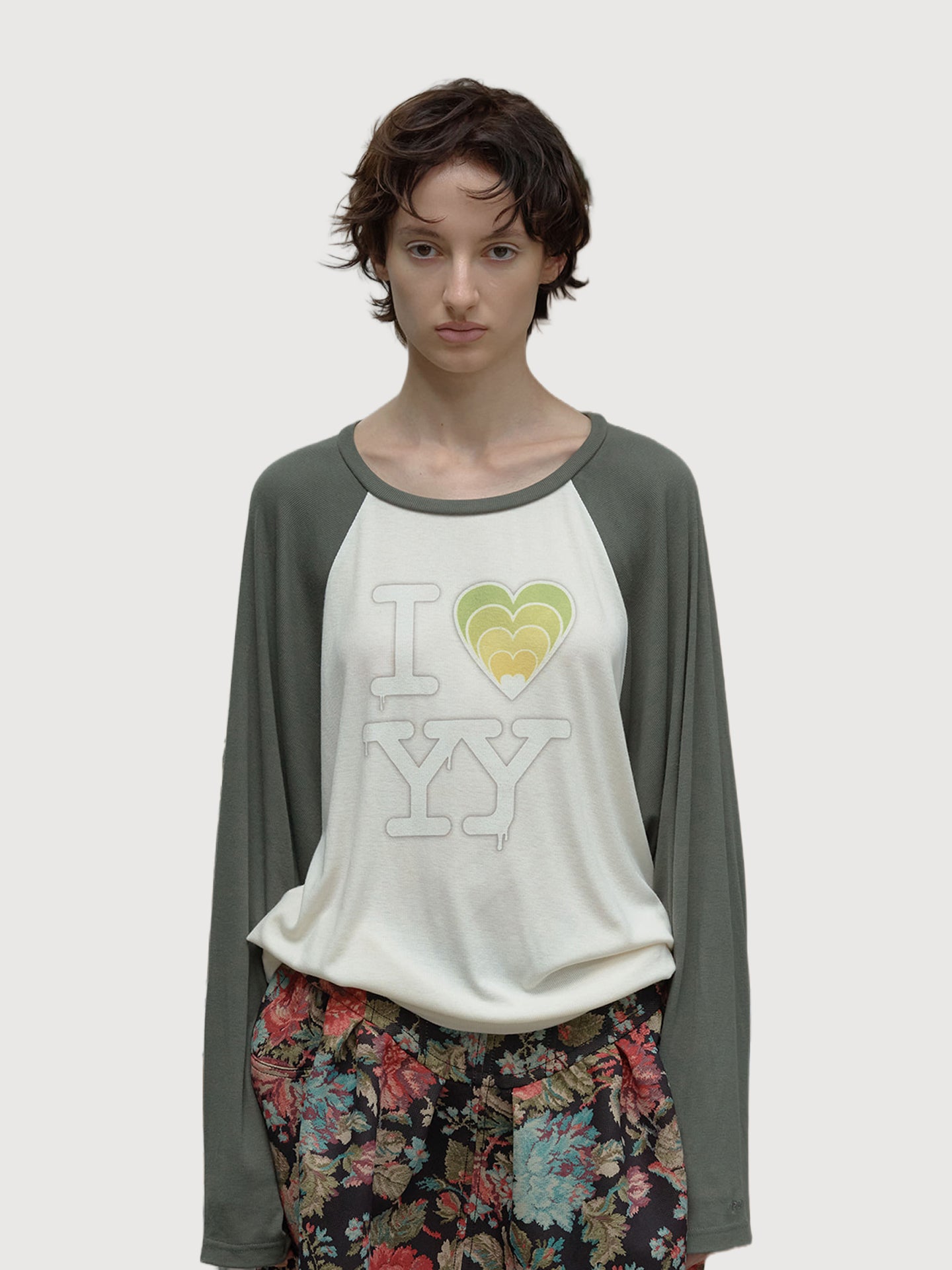 I Love YY Raglan Tee