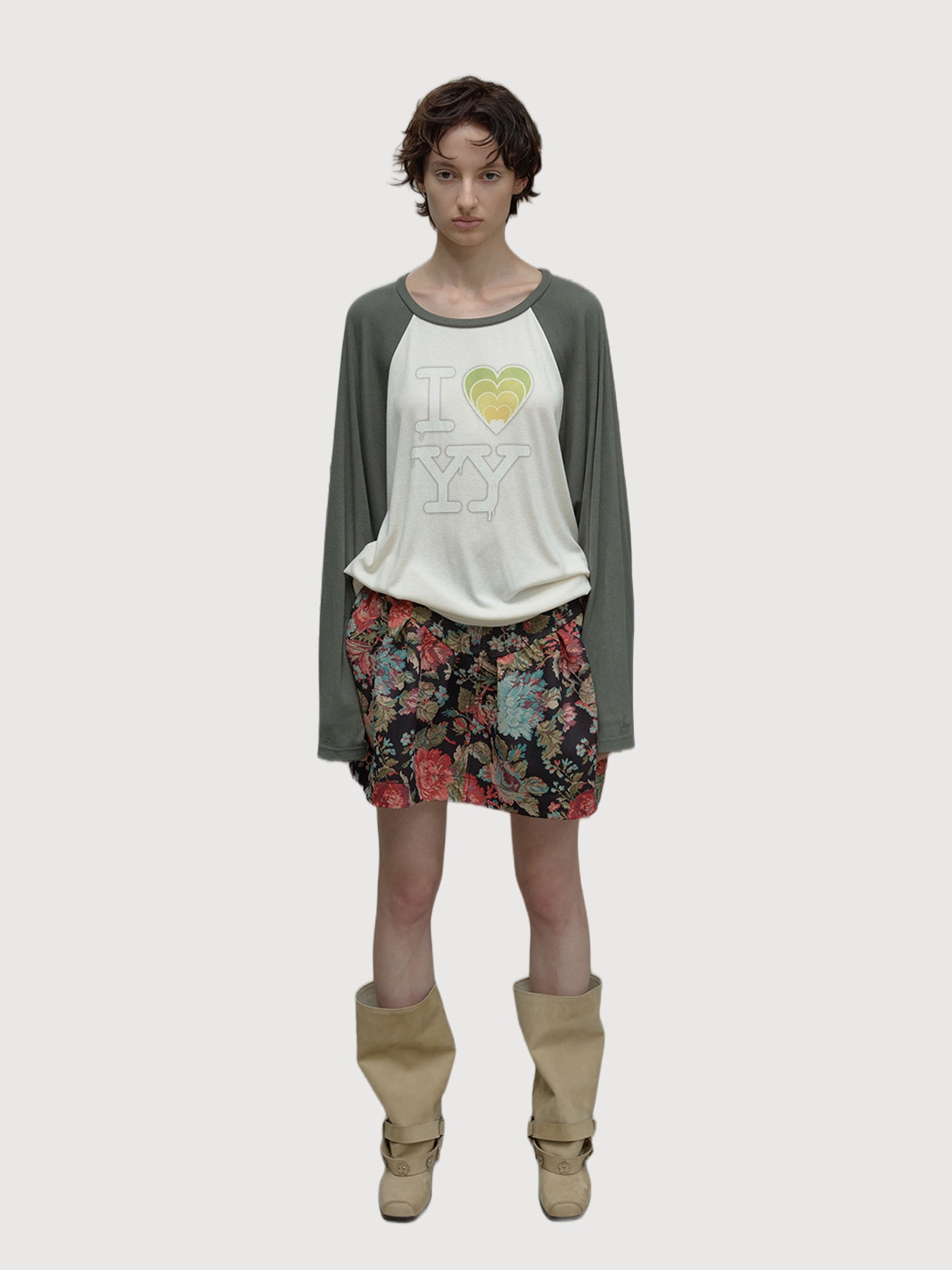 I Love YY Raglan Tee