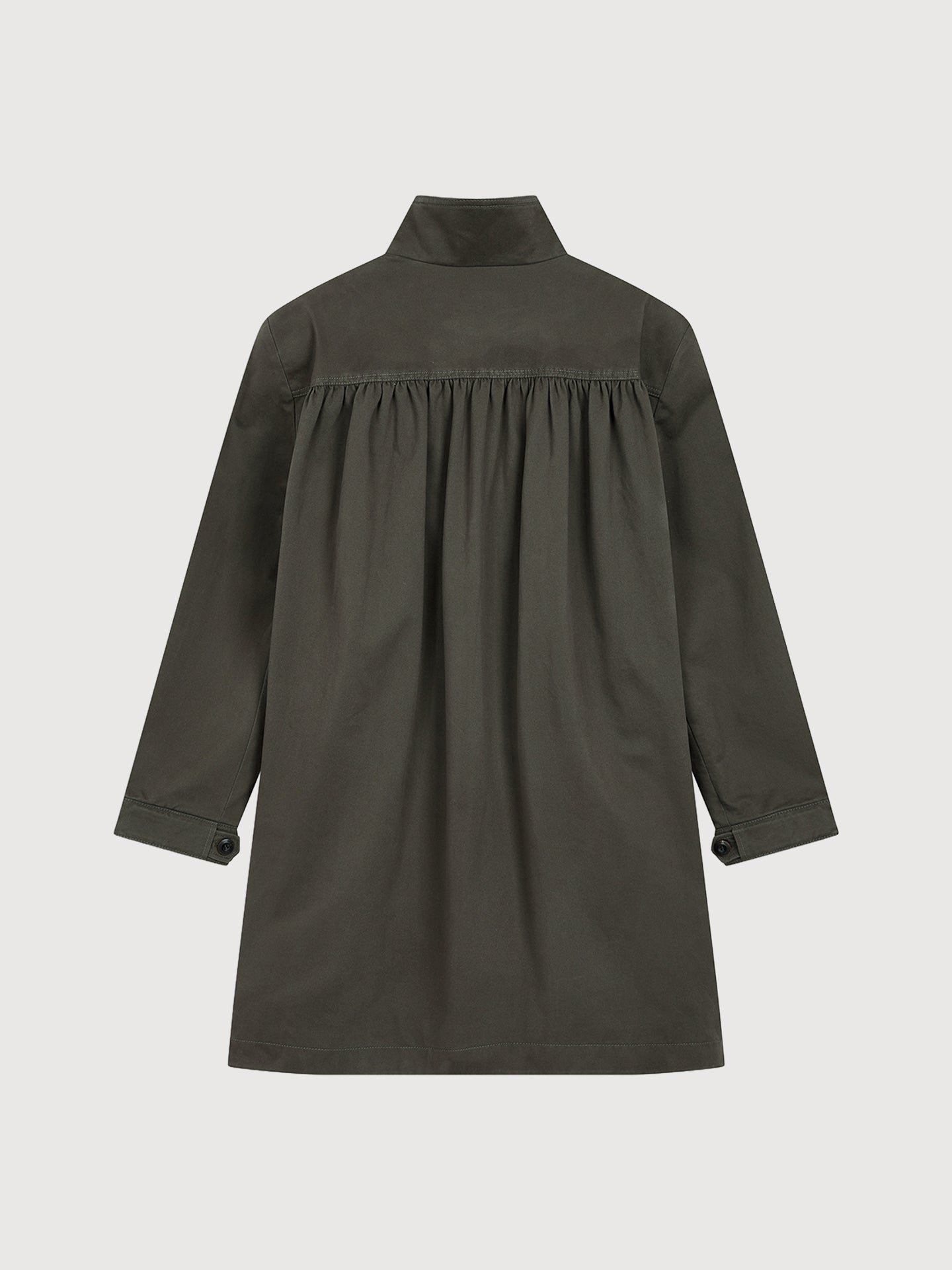 Over Shirred Top Coat