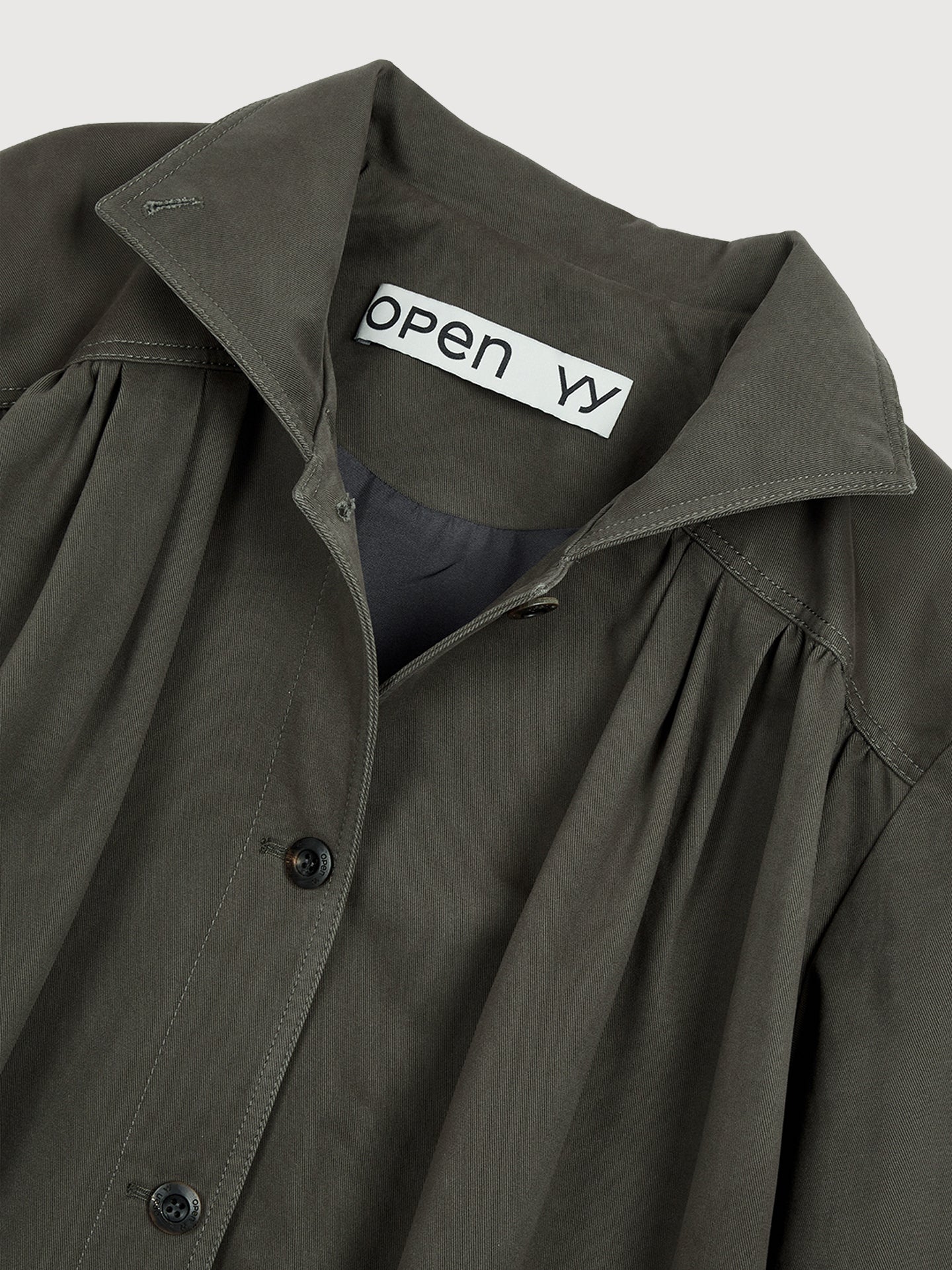 Over Shirred Top Coat