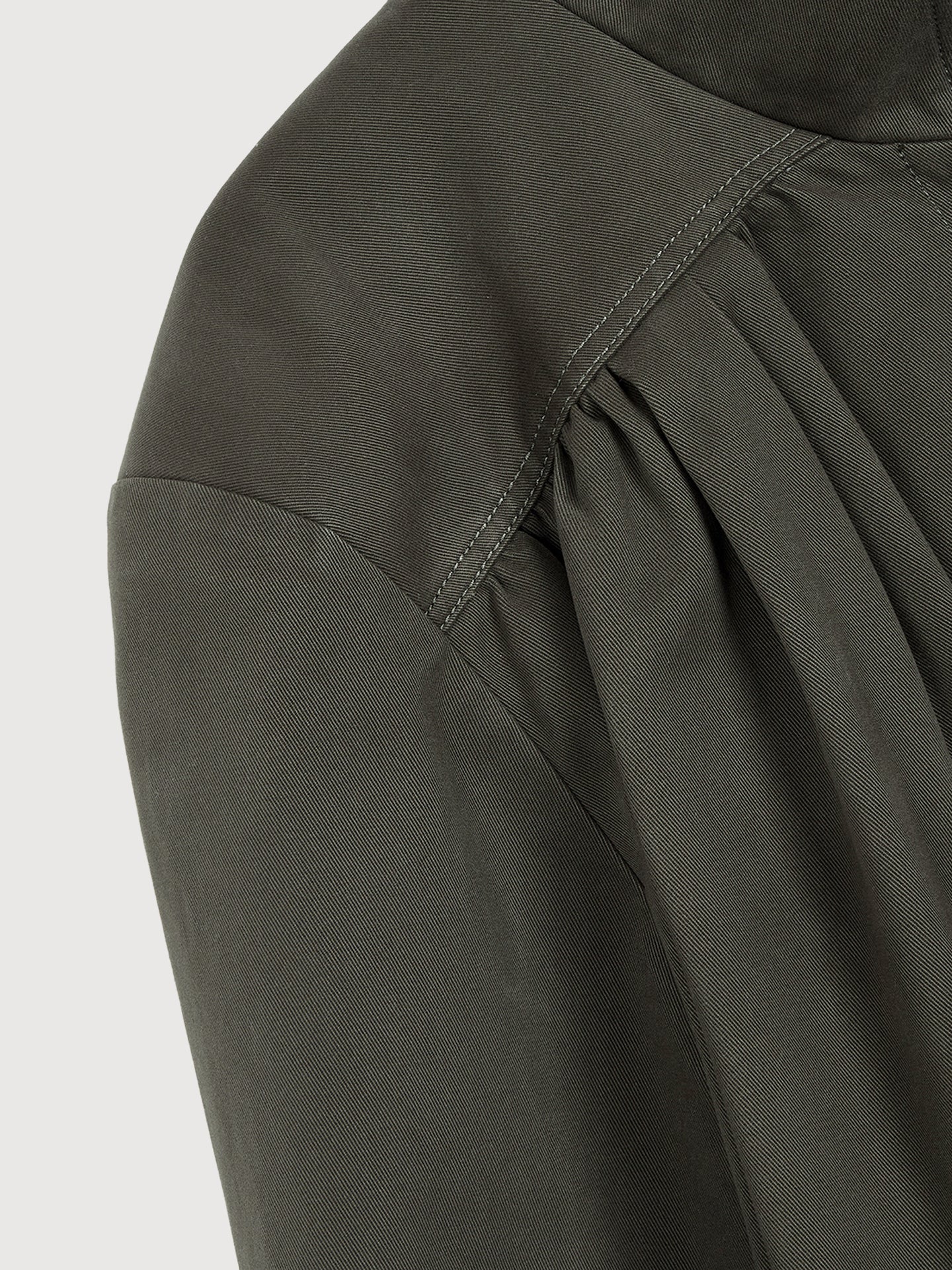 Over Shirred Top Coat