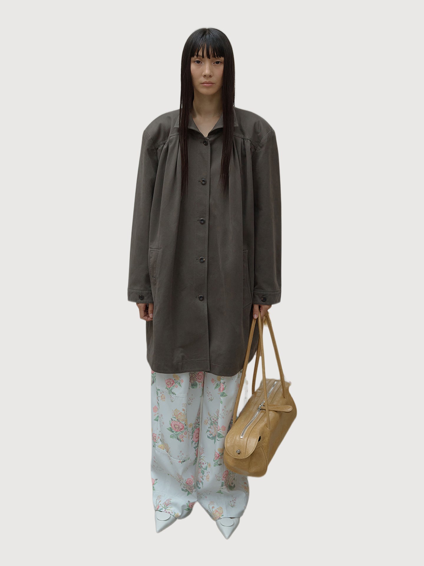Over Shirred Top Coat