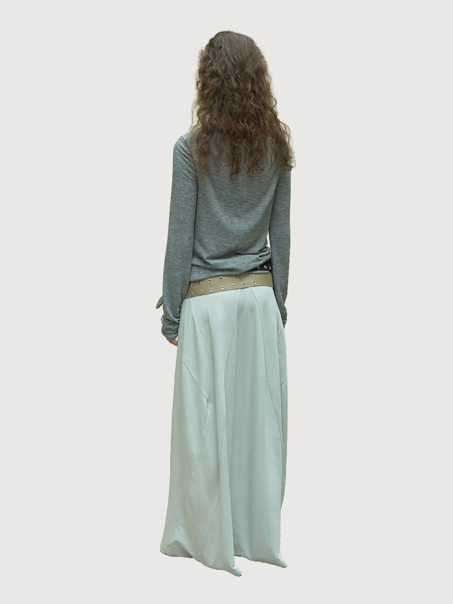 Slant Jersey Skirt
