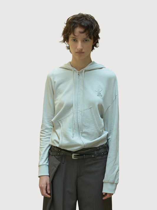 Slant Zip Hoodie