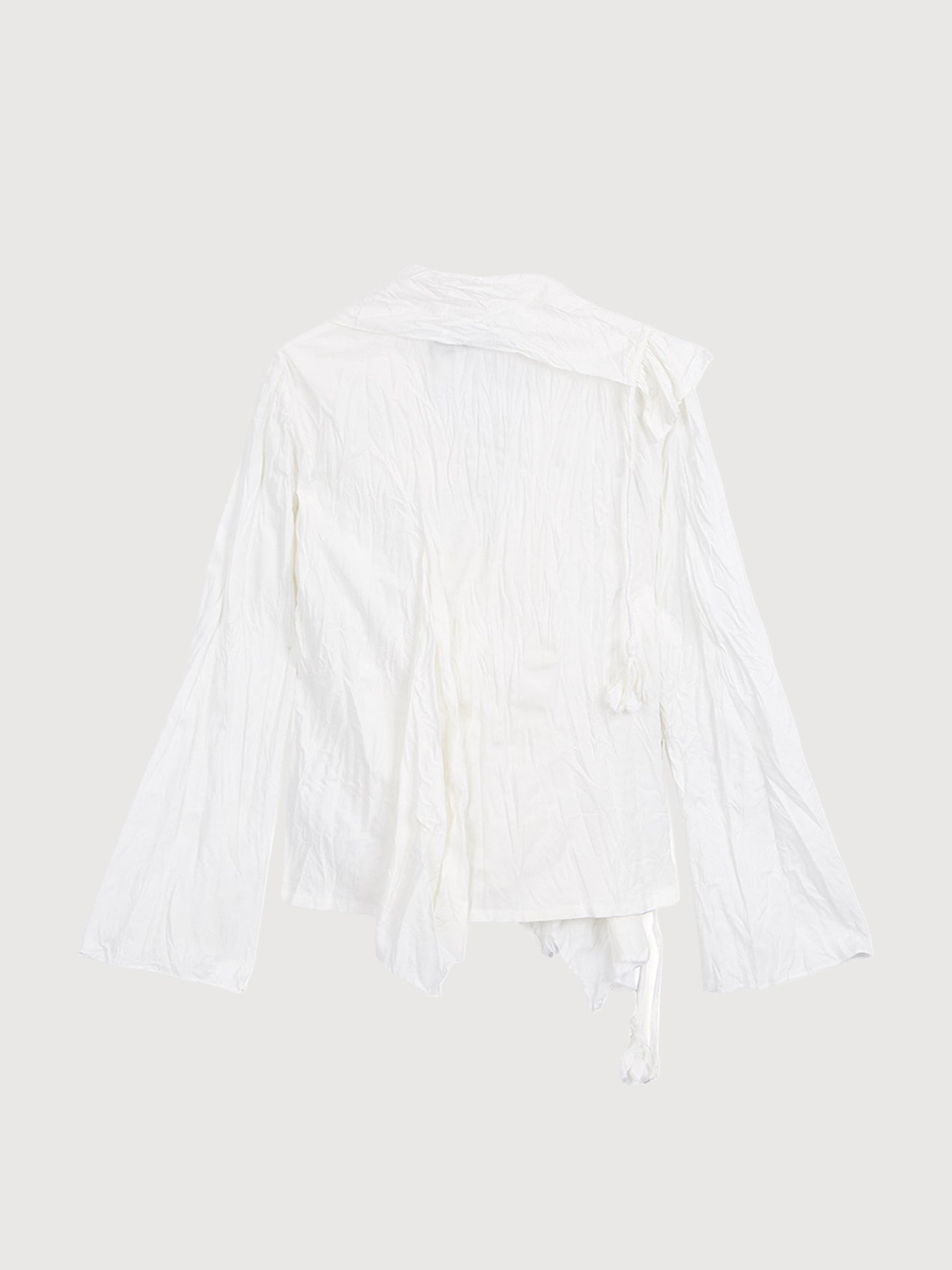 Unbalanced Ruffle Blouse