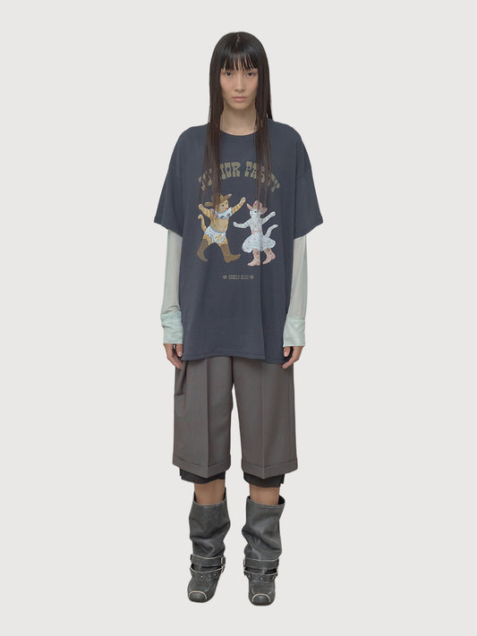 Wrap Over Bermuda Shorts