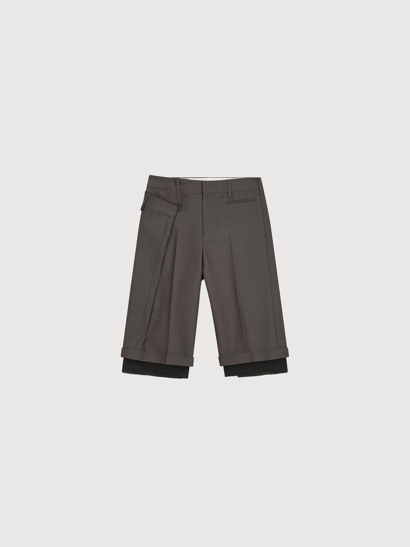 Wrap Over Bermuda Shorts