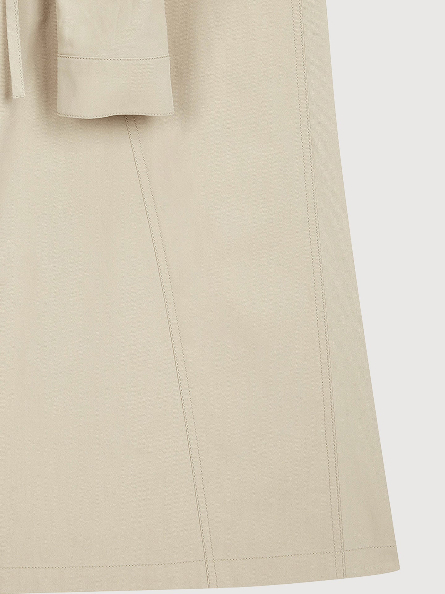 Wrap Trench Skirt