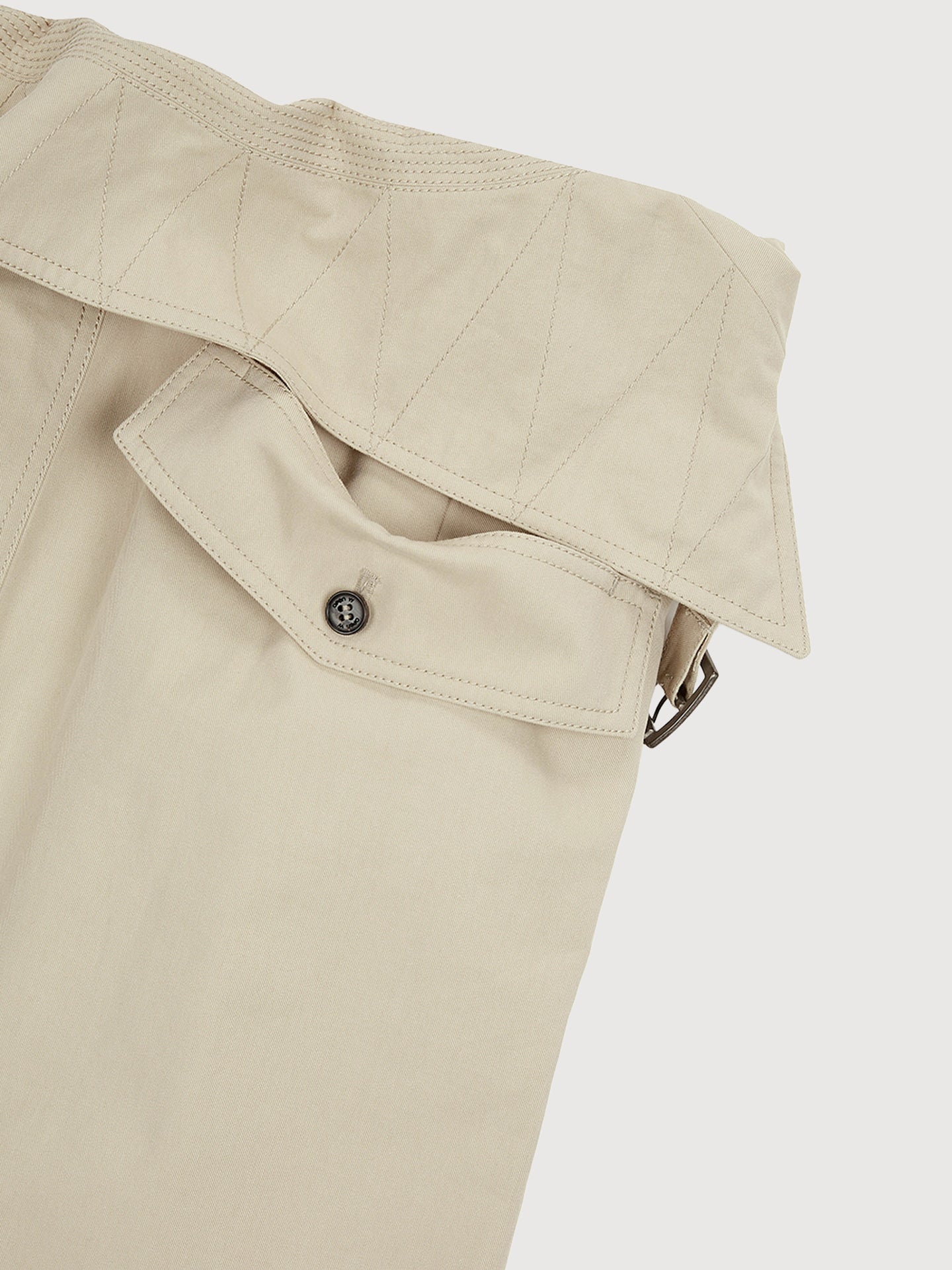 Wrap Trench Skirt