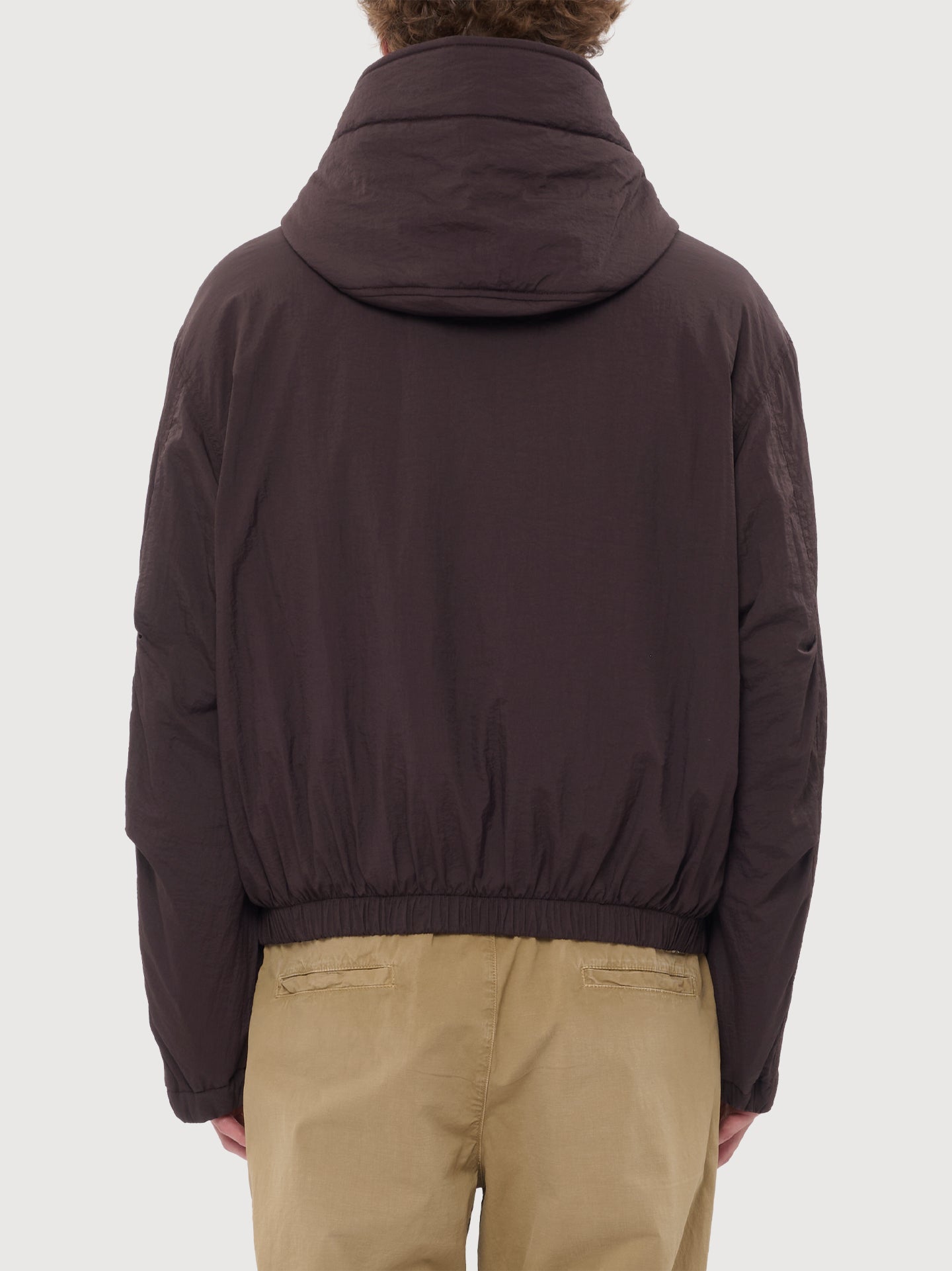 Purs Padded Nylon Hoodie Jacket