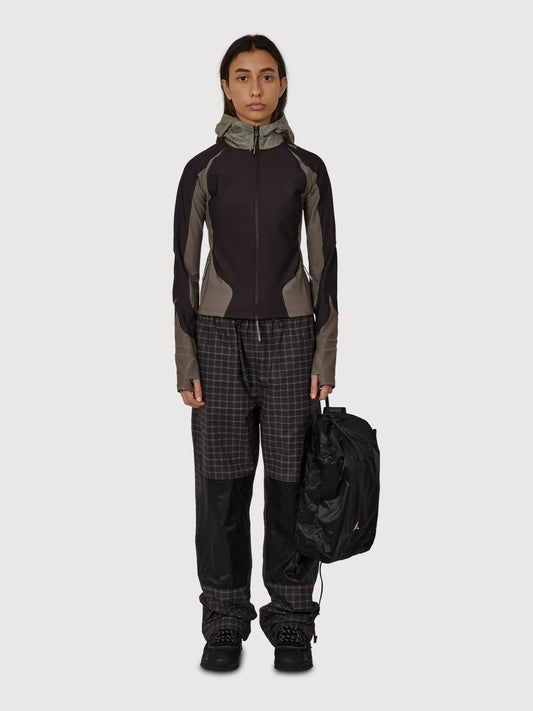 Spine Stretch Hooded Jacket