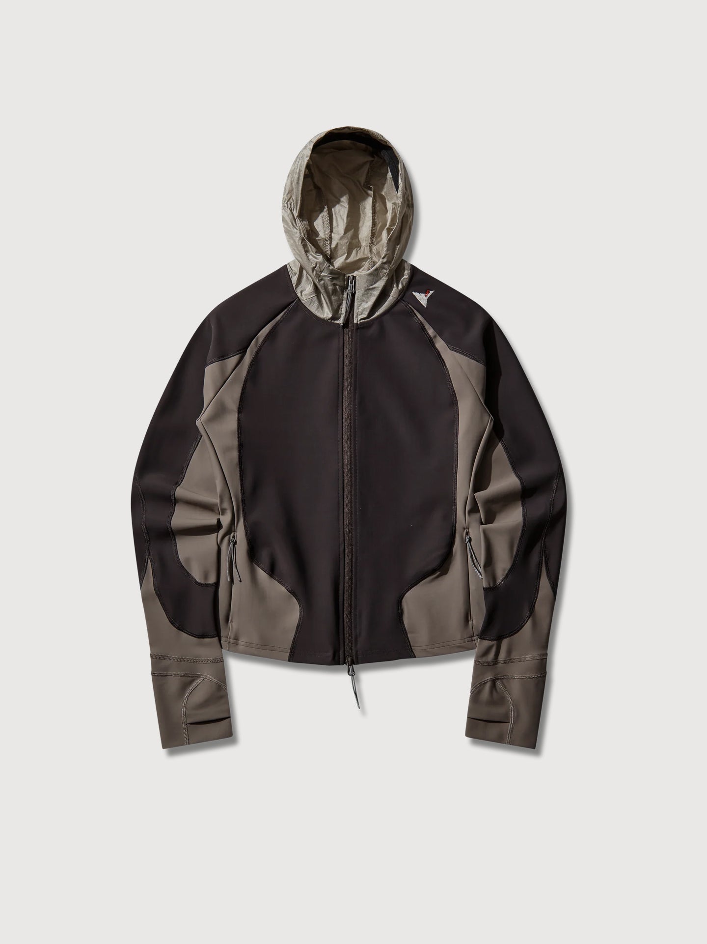 Spine Stretch Hooded Jacket