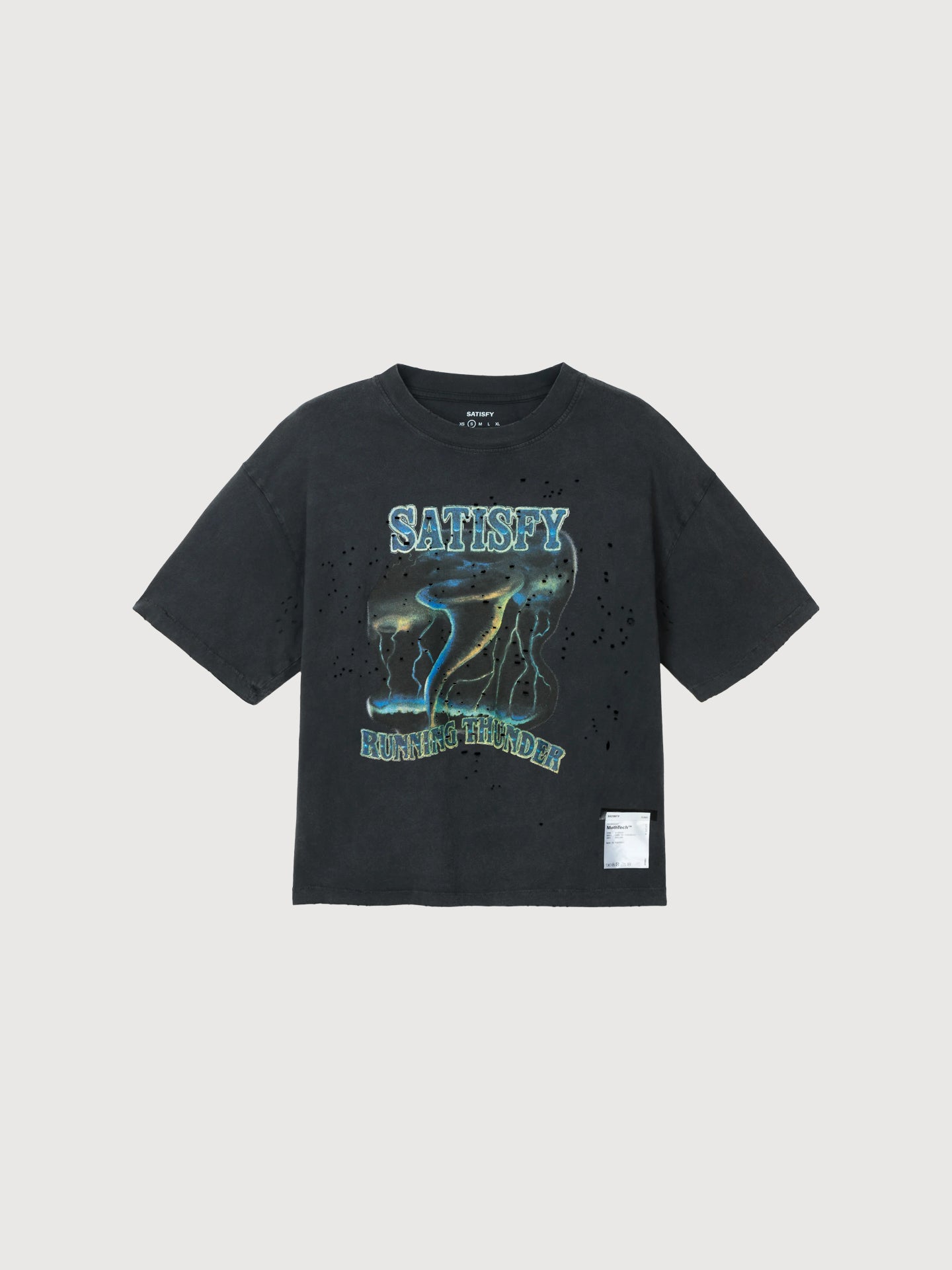 MothTech T-Shirt Aged Black