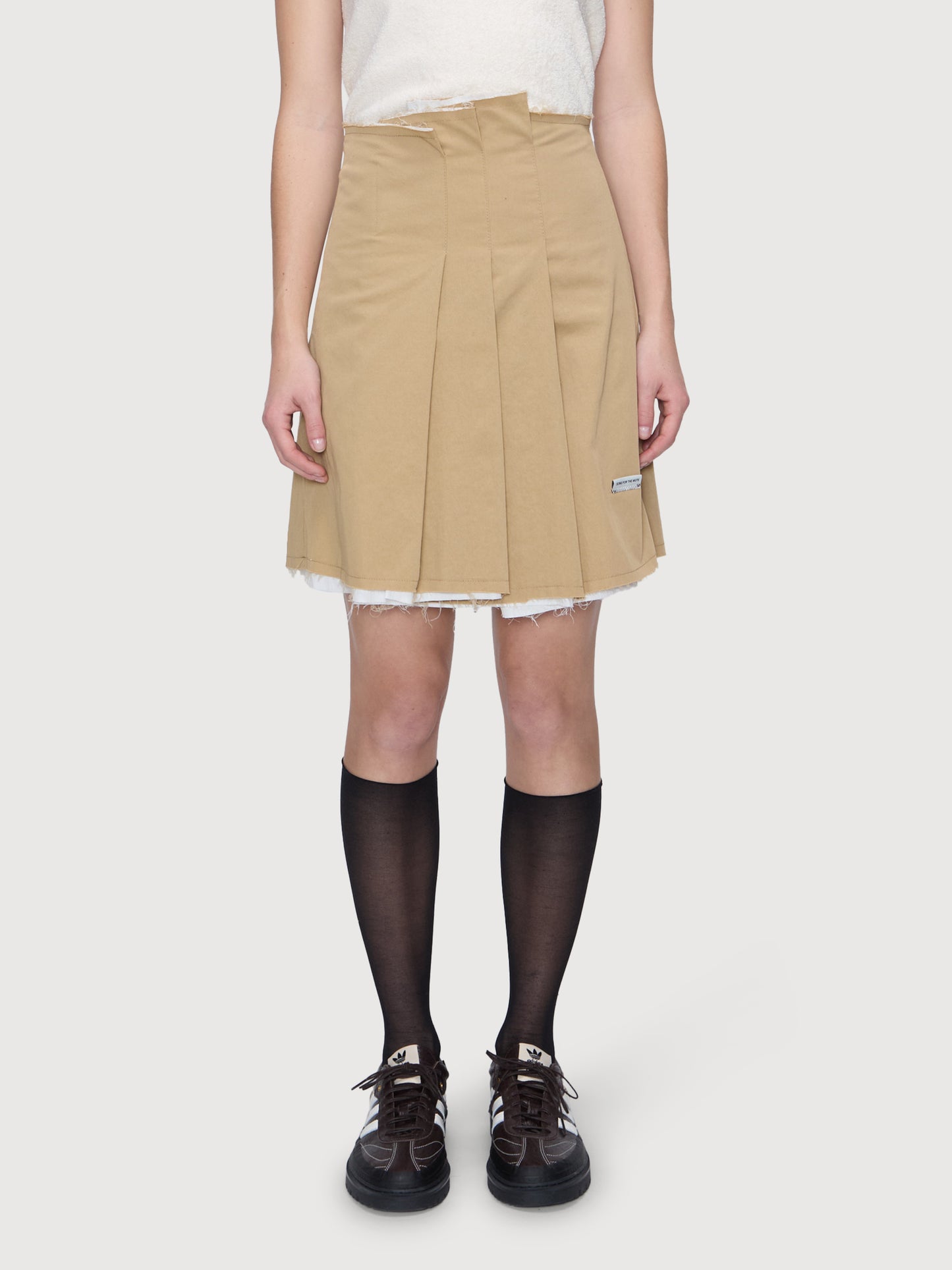 Pleated Mini Skirt