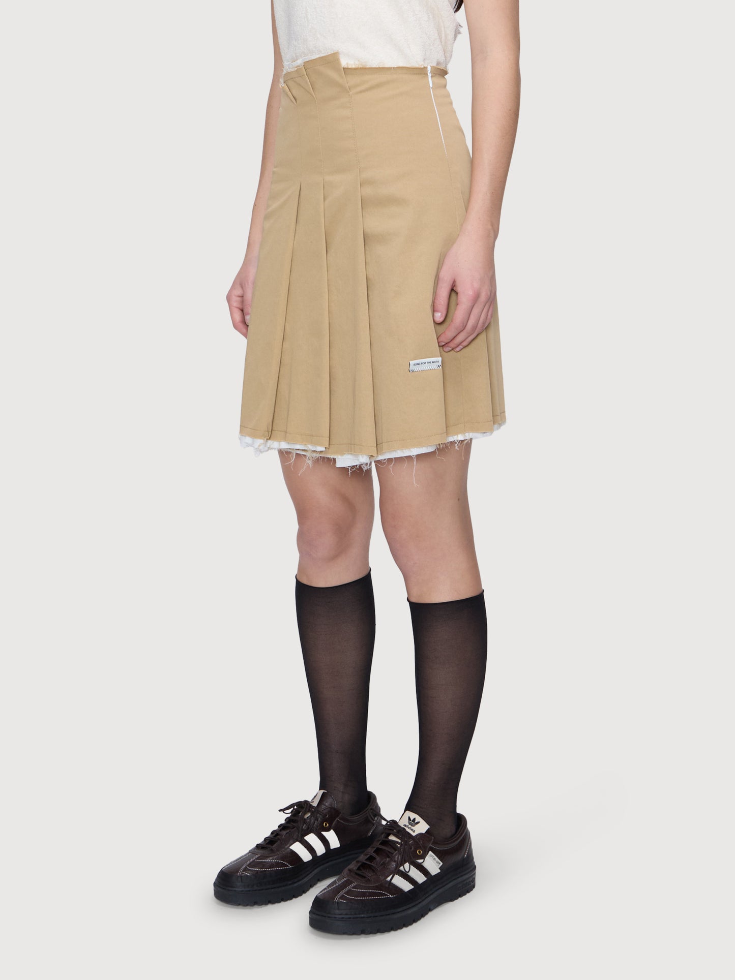 Pleated Mini Skirt