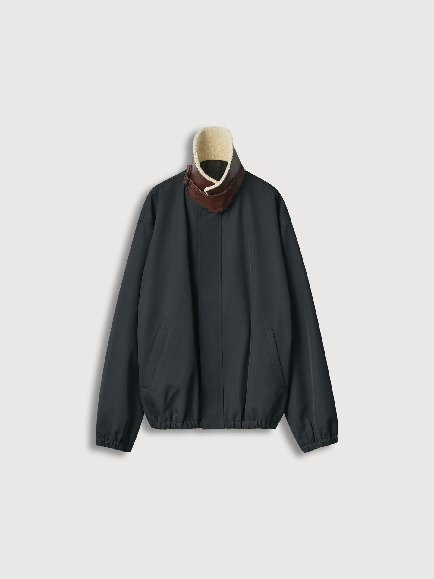 Mouton Collar Padded Jacket