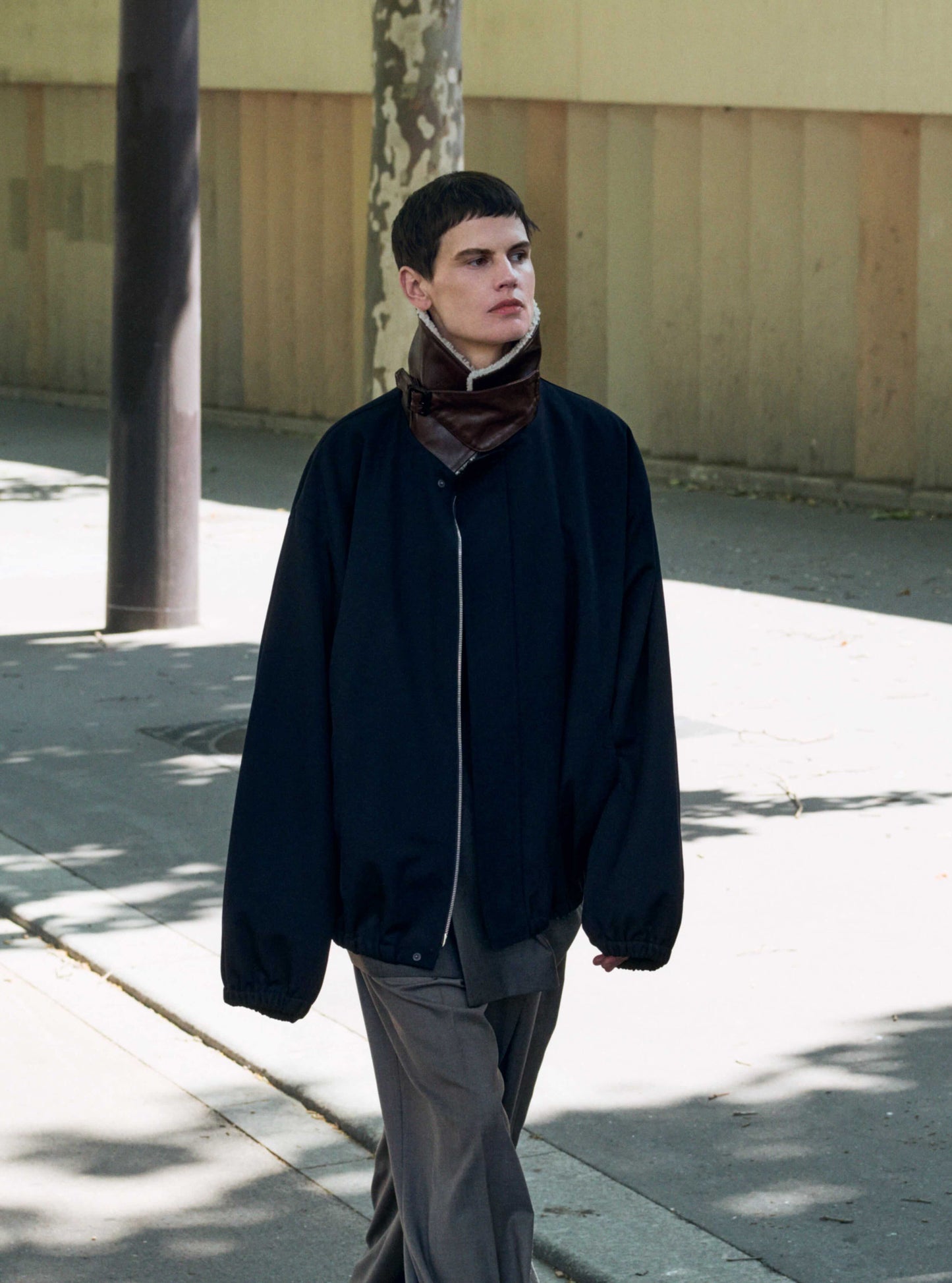 Mouton Collar Padded Jacket