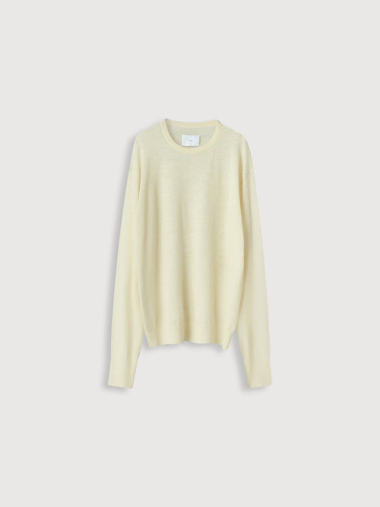 W/AL/NY Knit Crew Neck LS