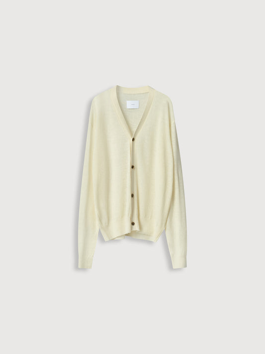 W/AL/NY Knit V Neck Cardigan
